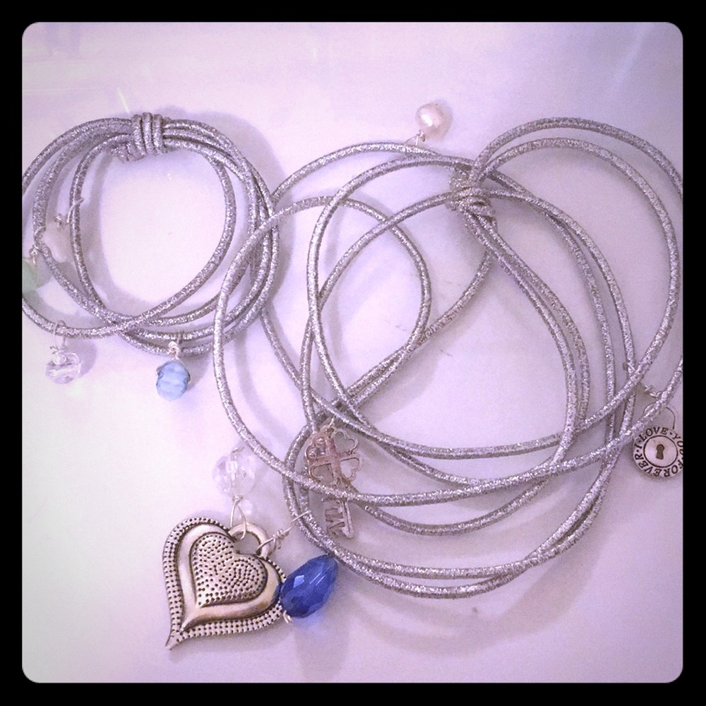 Homemade bracelet and necklace!